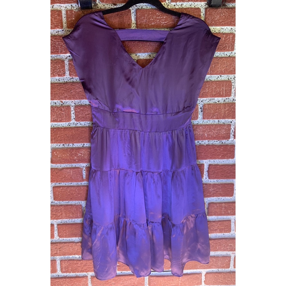 Shulami purple cocktail dress